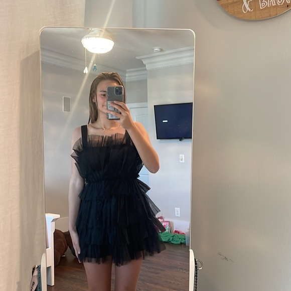 VESTIQUE BLACK TOOL DRESS - Picture 8 of 10